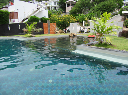 english photo 46, large private pool for the residence at 2 meters of VILLA PARIS just behind